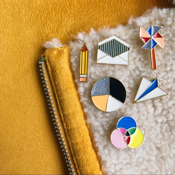 Jewelry - School Days Enamel Pin Set